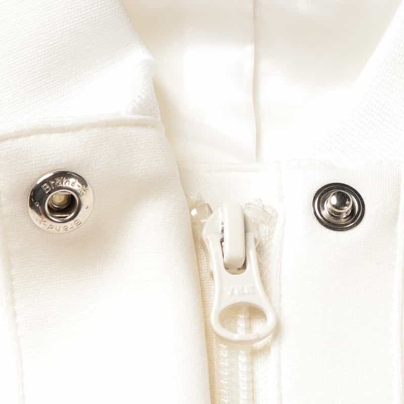 BARNEYS NEW YORK ジップアップブルゾン WHITE