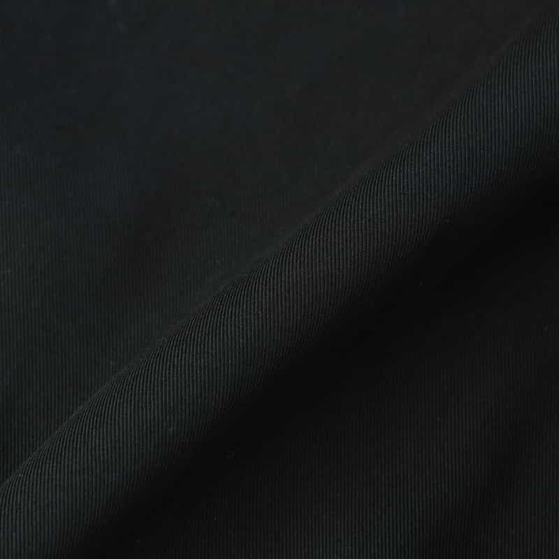 BARNEYS NEW YORK ショート丈トレンチ ギャザー ブルゾン BLACK