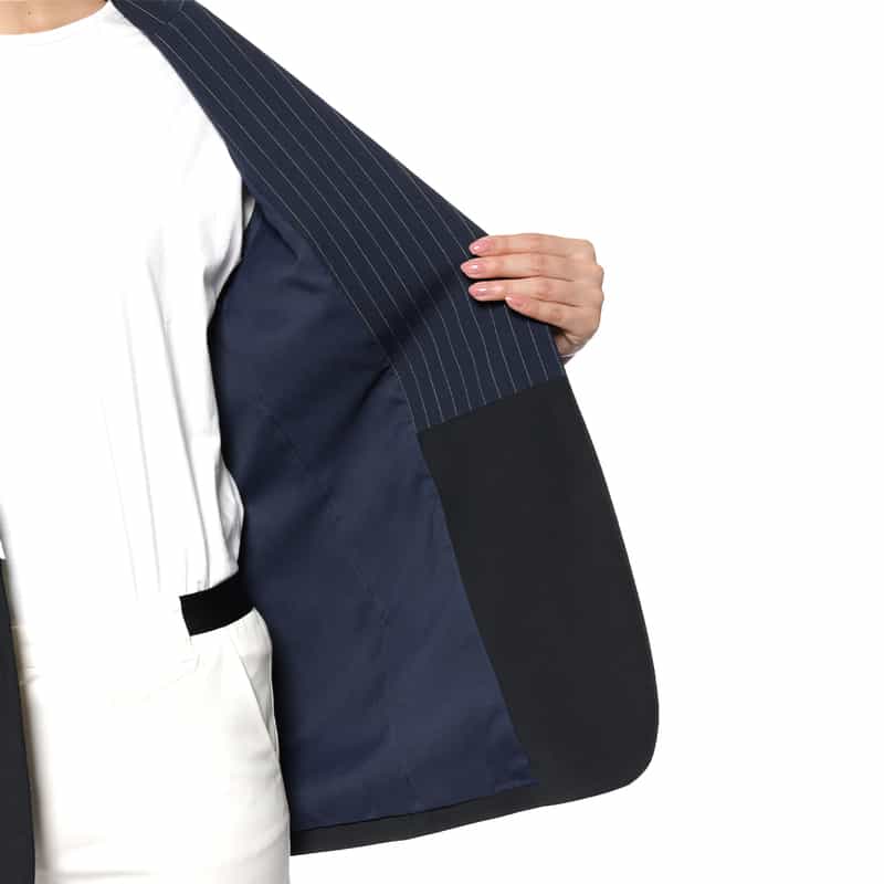 BARNEYS NEW YORK 切り替えオーバーサイズ ジャケット NAVY