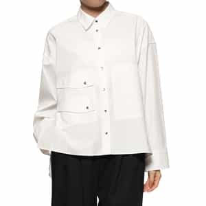 ウォッシャブルオーバーサイズシャツ