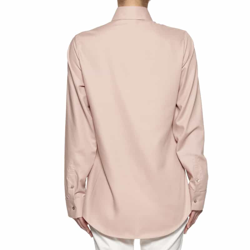 BARNEYS NEW YORK ウォッシャブル ロングシャツ PINK