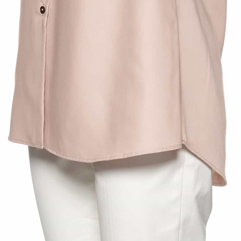 BARNEYS NEW YORK ウォッシャブル ロングシャツ PINK