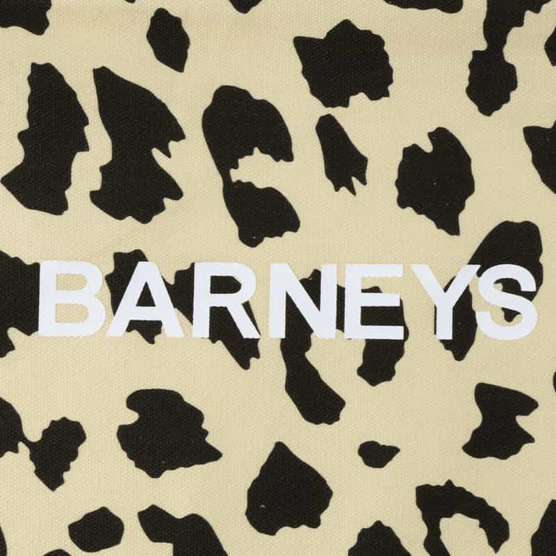 BARNEYS NEW YORK "BARNEYS" ロゴ入りパターントートバッグ BEIGE
