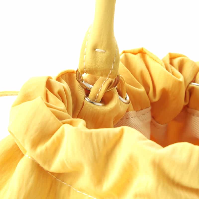 MARY AL TERNA ナイロン ハンドバッグ YELLOW