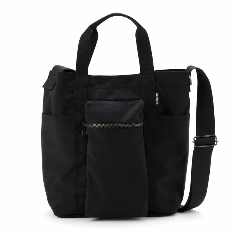 BARNEYS NEW YORK "BARNEYS" タグ付き2WAYトートバッグ BLACK