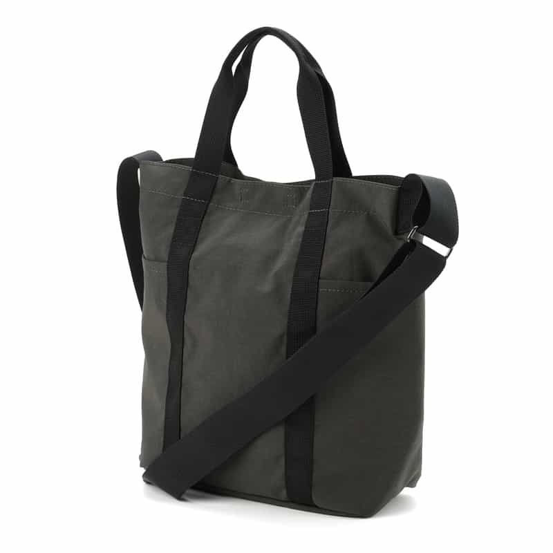 BARNEYS NEW YORK "BARNEYS" タグ付き2WAYトートバッグ DARK GRAY