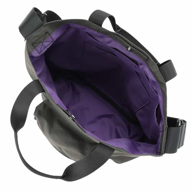 BARNEYS NEW YORK "BARNEYS" タグ付き2WAYトートバッグ DARK GRAY