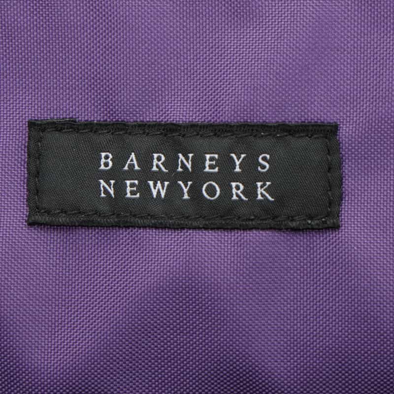 BARNEYS NEW YORK ジップポケット付きショルダーバッグ DARK GRAY