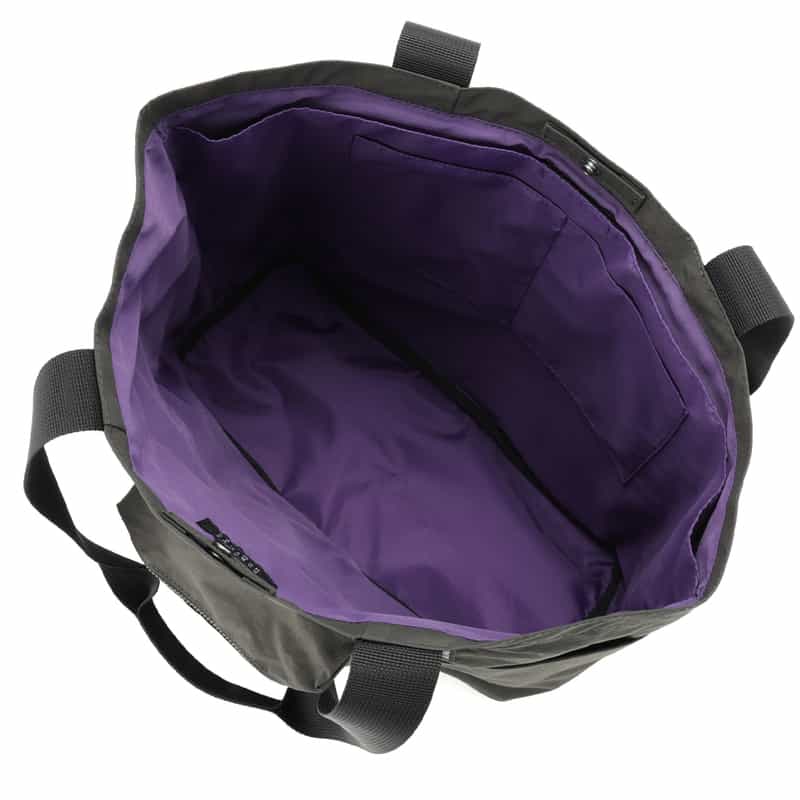 BARNEYS NEW YORK "BARNEYS" タグ付きトートバッグ DARK GRAY