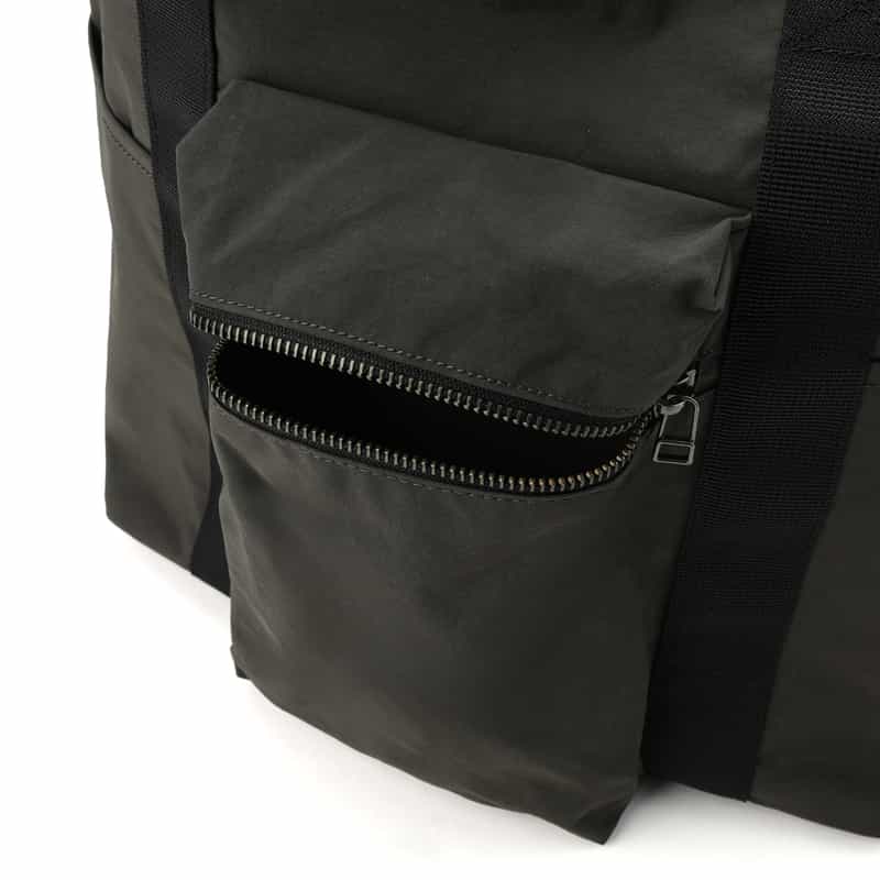 BARNEYS NEW YORK "BARNEYS" タグ付きトートバッグ DARK GRAY