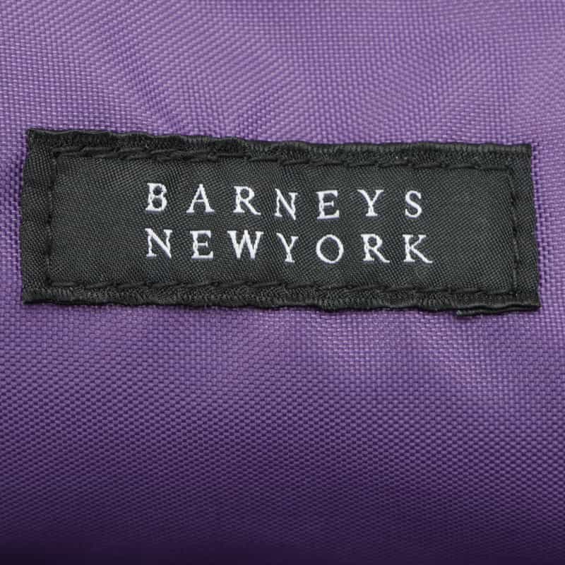 BARNEYS NEW YORK "BARNEYS" タグ付きトートバッグ DARK GRAY