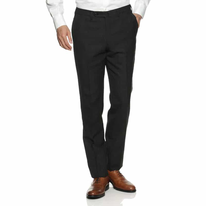 BARNEYS NEW YORK マイクロ千鳥柄スーツ "MADISON" DARK GRAY