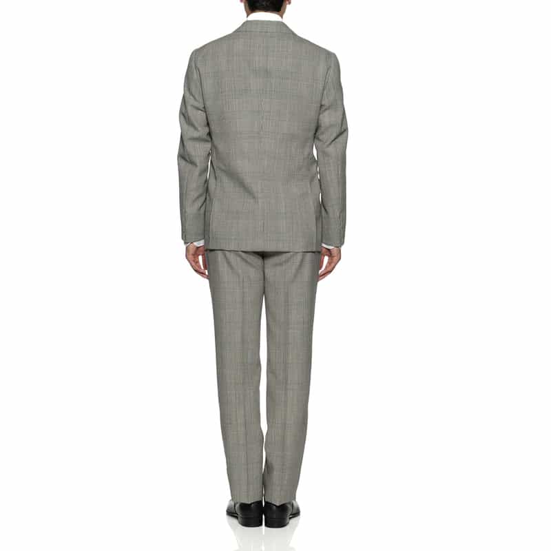 BARNEYS NEW YORK グレンチェック柄スーツ "MADISON" BLACK