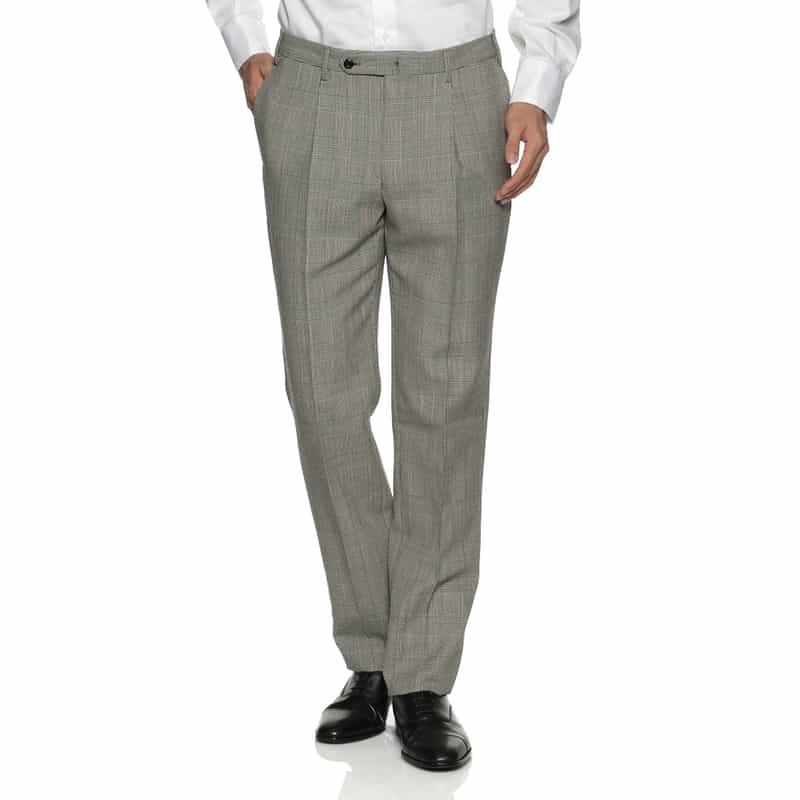 BARNEYS NEW YORK グレンチェック柄スーツ "MADISON" BLACK