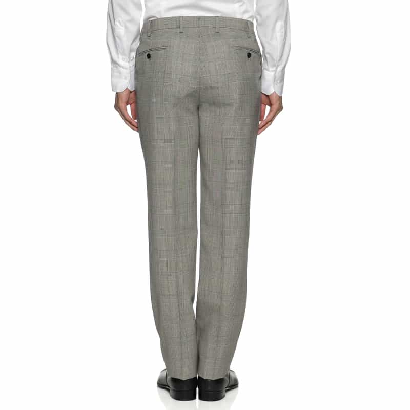 BARNEYS NEW YORK グレンチェック柄スーツ "MADISON" BLACK