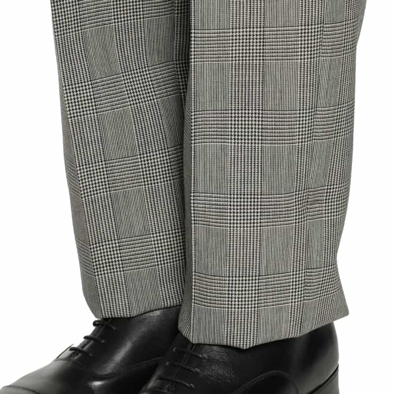 BARNEYS NEW YORK グレンチェック柄スーツ "MADISON" BLACK