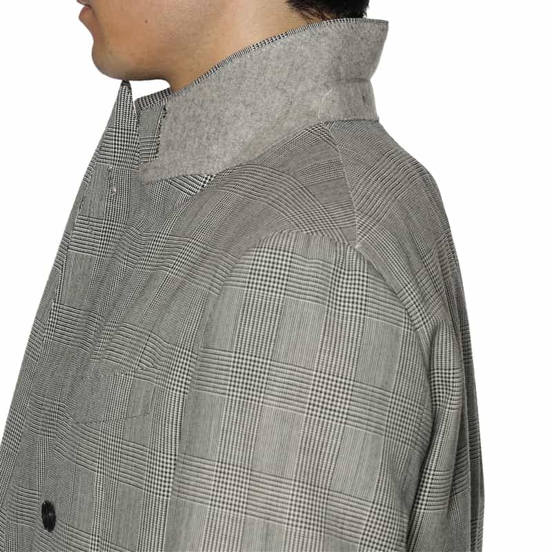 BARNEYS NEW YORK グレンチェック柄スーツ "MADISON" BLACK