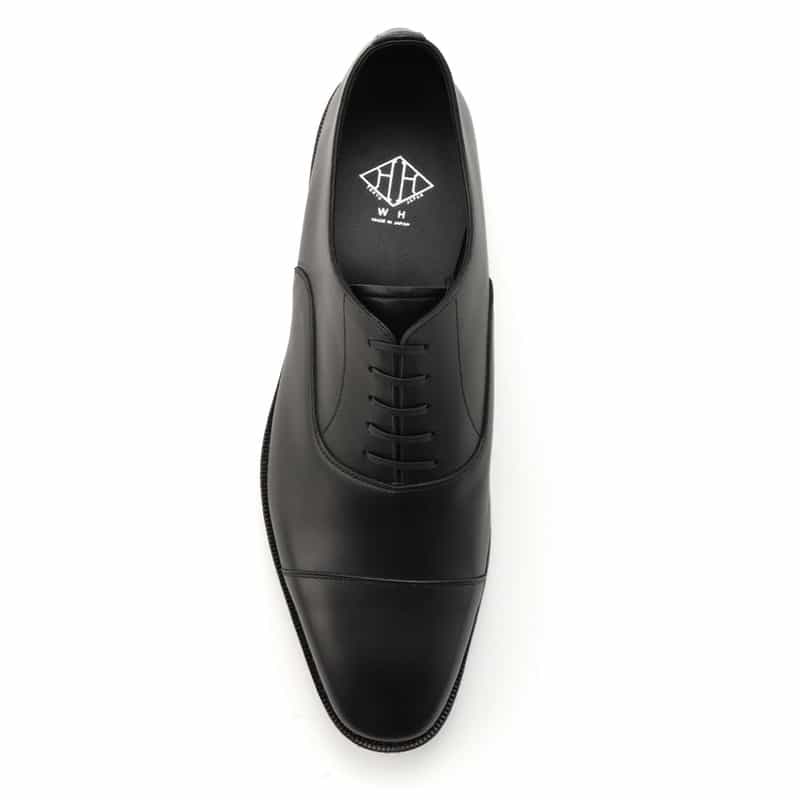 WH WH<ダブルエイチ>バーニーズ ニューヨーク限定キャップトゥシューズ BLACK