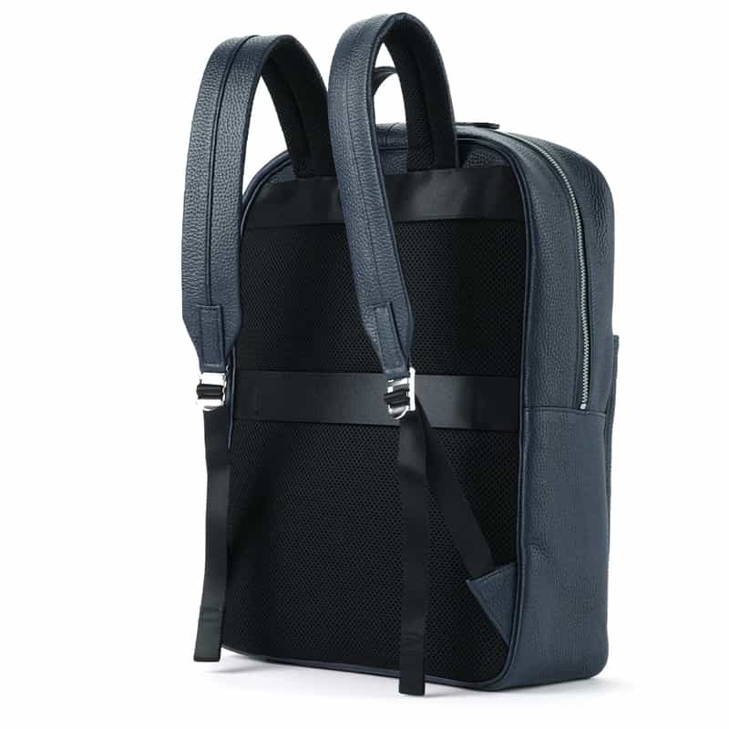 BARNEYS NEW YORK レザーバックパック NAVY