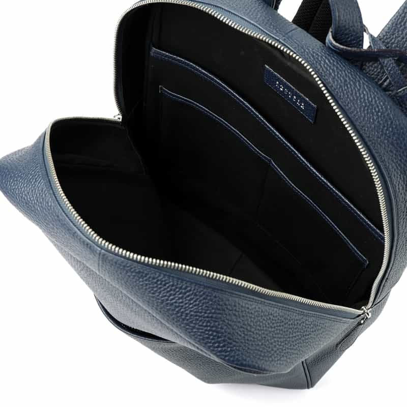 BARNEYS NEW YORK レザーバックパック NAVY