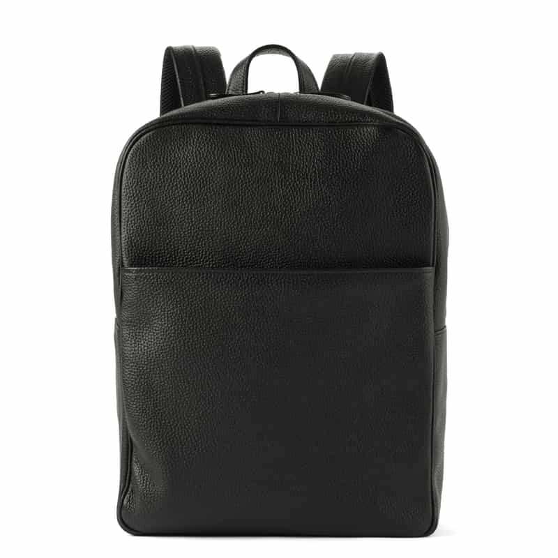 BARNEYS NEW YORK レザーバックパック BLACK