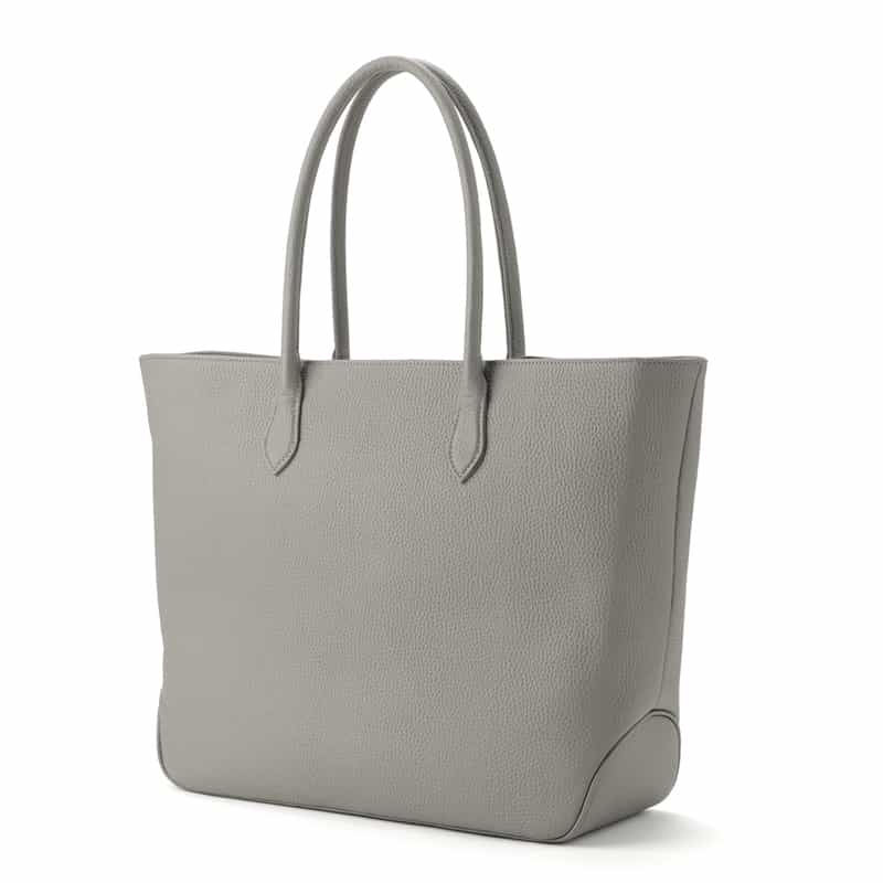 BARNEYS NEW YORK レザー トートバッグ GRAY