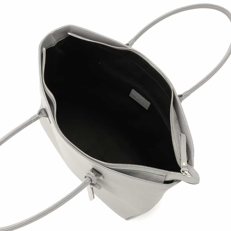 BARNEYS NEW YORK レザー トートバッグ GRAY