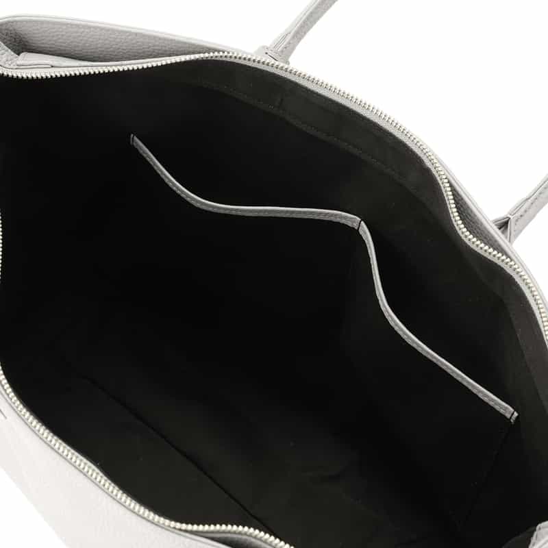 BARNEYS NEW YORK レザー トートバッグ GRAY