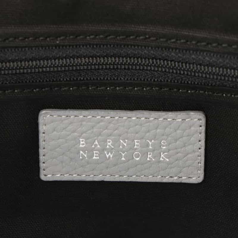 BARNEYS NEW YORK レザー トートバッグ GRAY