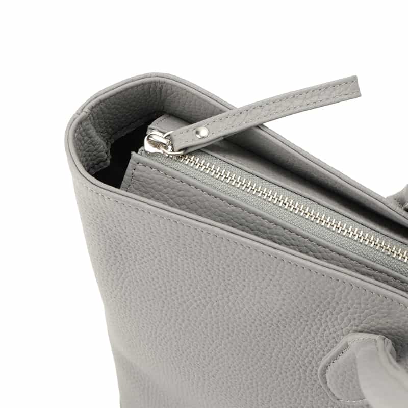 BARNEYS NEW YORK レザー トートバッグ GRAY