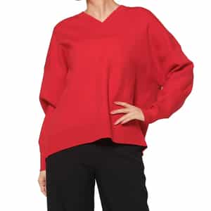 ウォッシャブル Vネックニットプルオーバー