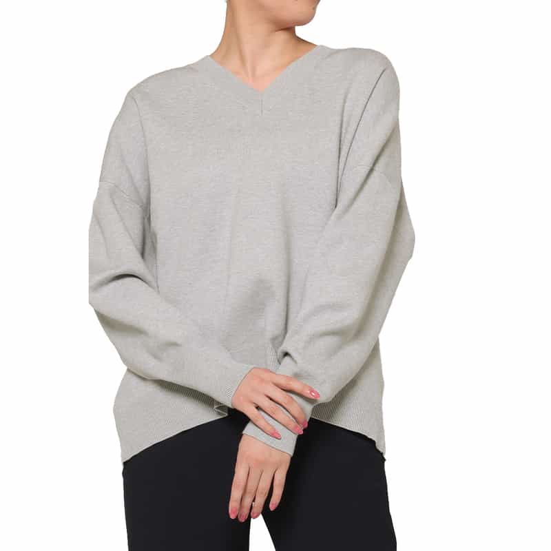 ウォッシャブル Vネックニットプルオーバー