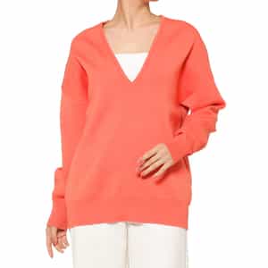 ウォッシャブル Vネックニットプルオーバー