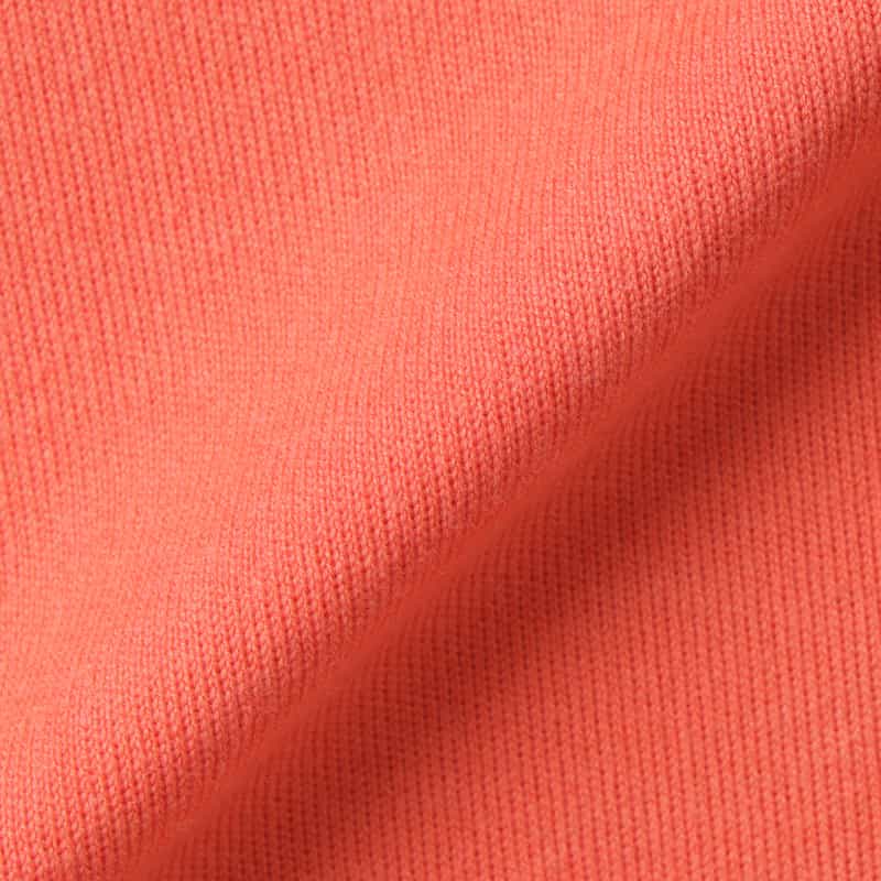 BARNEYS NEW YORK ウォッシャブル Vネックニットプルオーバー CORAL