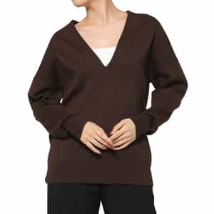 ウォッシャブル Vネックニットプルオーバー