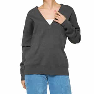 ウォッシャブル Vネックニットプルオーバー