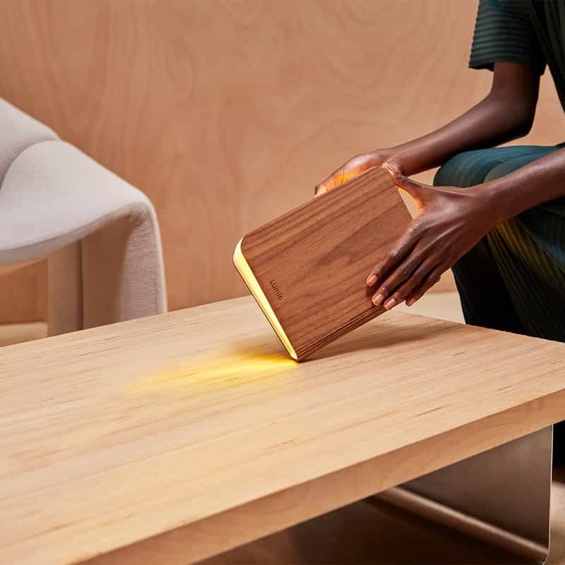 LUMIO LUMIO＜ルミオ＞ブック型ライト "LITO CLASSIC" （WALNUT） BROWN