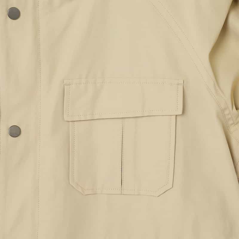 BARNEYS NEW YORK ウォッシャブル 64クロス マウンテンパーカー BEIGE