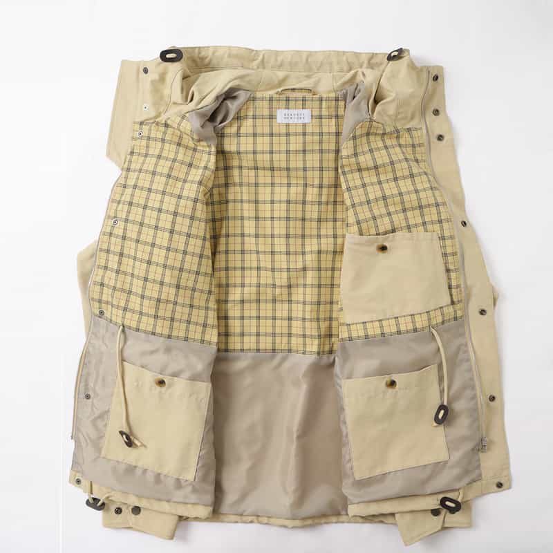 BARNEYS NEW YORK ウォッシャブル 64クロス マウンテンパーカー BEIGE