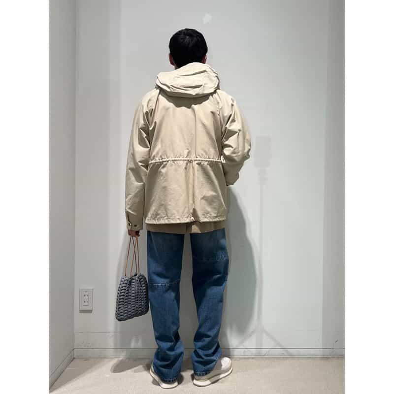 BARNEYS NEW YORK ウォッシャブル 64クロス マウンテンパーカー BEIGE