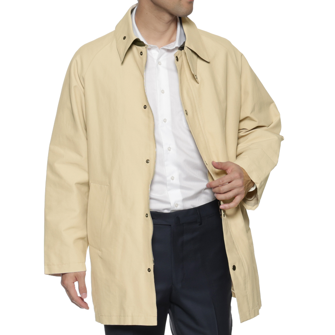 ステンカラーコート