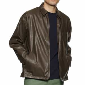 フェイクレザー ブルゾン