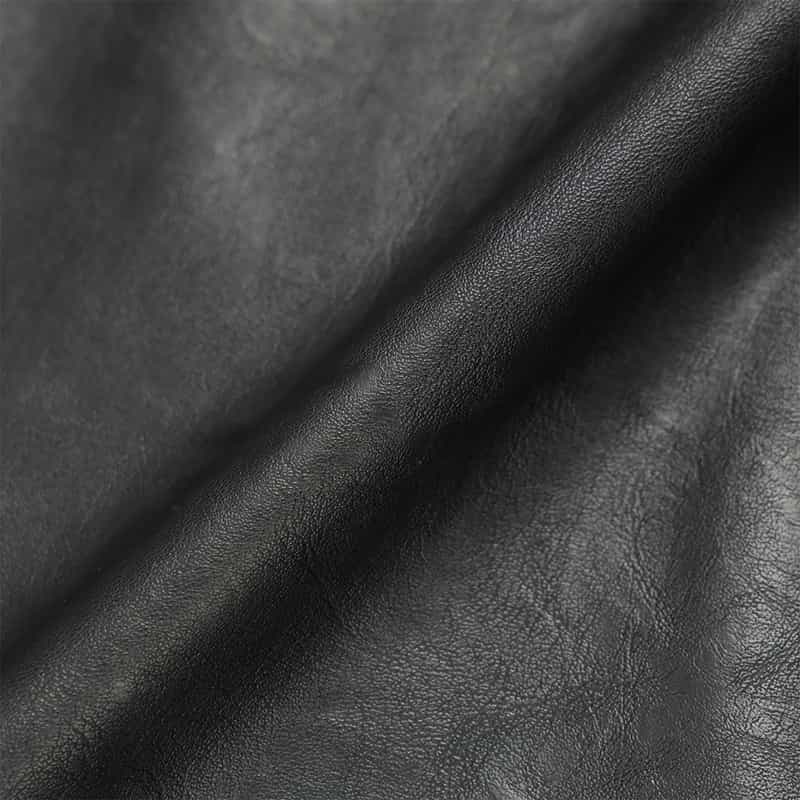 BARNEYS NEW YORK フェイクレザー ブルゾン BLACK