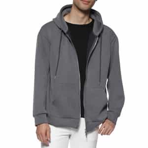 ダンボールニット素材ジップアップパーカ