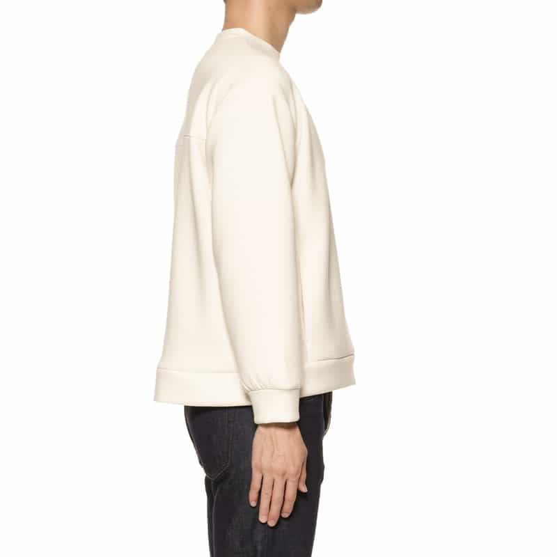 BARNEYS NEW YORK ダンボールニット素材プルオーバー WHITE