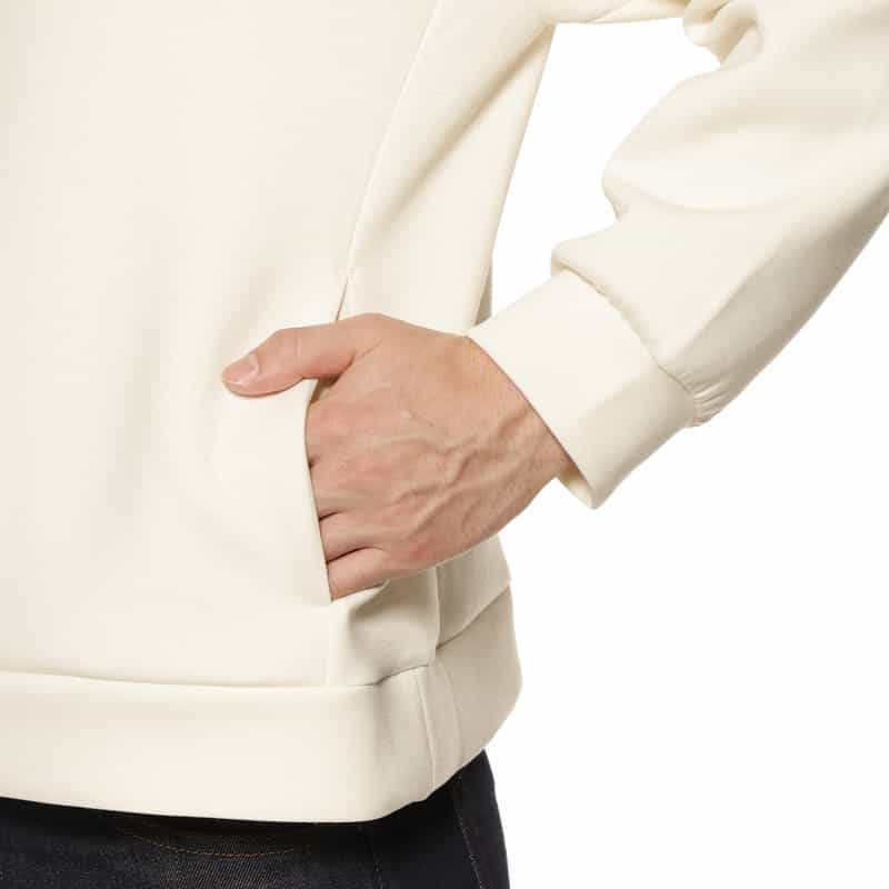 BARNEYS NEW YORK ダンボールニット素材プルオーバー WHITE