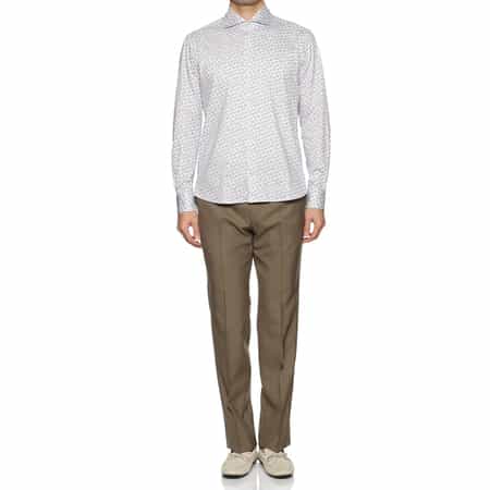 プリント カッタウェイカラーシャツ（2236604）｜BARNEYS NEW