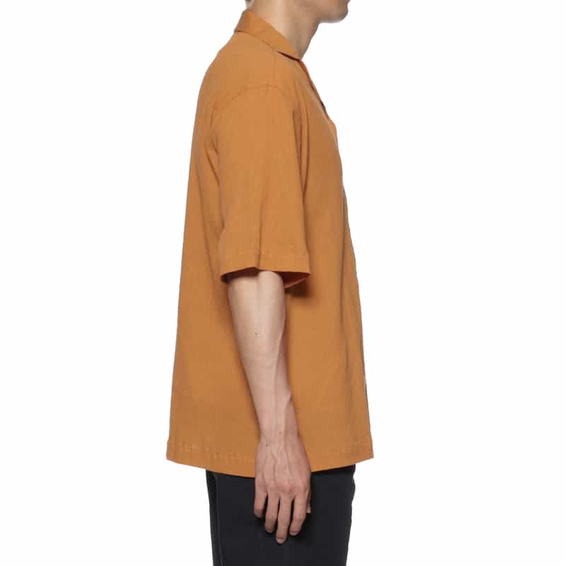 BARNEYS NEW YORK オープンカラーシャツ ORANGE