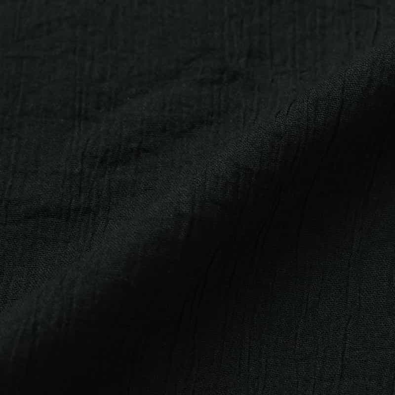 BARNEYS NEW YORK オープンカラーシャツ BLACK