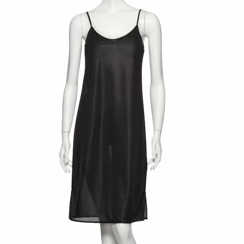 CORCOVADO フリルスタンドカラードレス NAVY